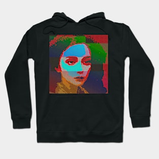 UGLY - Glitch Aesthetic Retro Pixel Face Hoodie